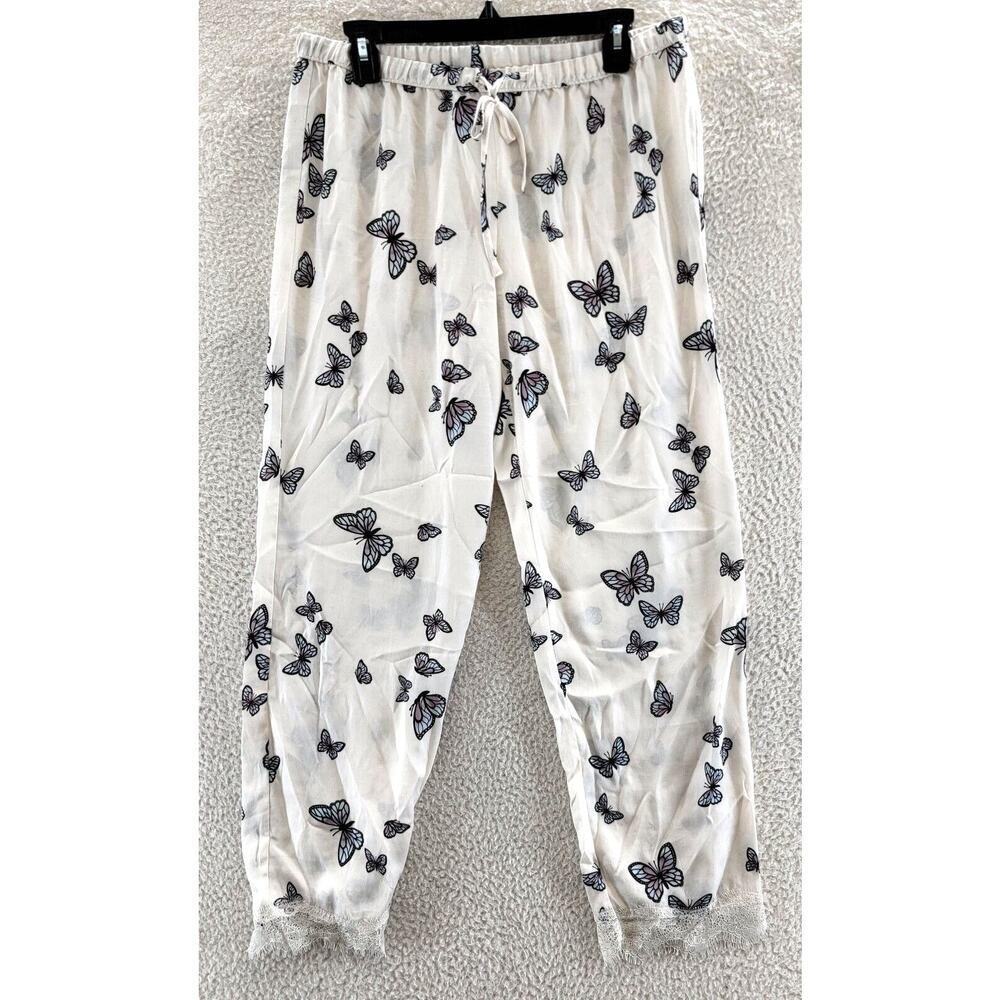 BP. Elastic Drawstring Waist Lounge Pants XS/Extra Small Butterfly Print NWT